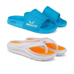 BERSACHE Pack of 2 Men Comfort Sandals-image-41