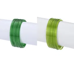 1ST TIME Set Of 24 Green Alloy Bangles-picture-36