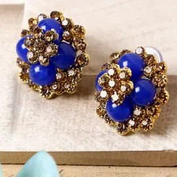 Anouk Floral Studs Earrings-35