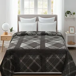 BREVARD Grey Melange 210 TC Single Bedsheet Set 91 cm x 182 cm-image-78