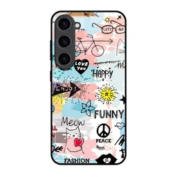 QRIOH Typography Printed Samsung Galaxy S23 Back Case Mobile Accessories-51