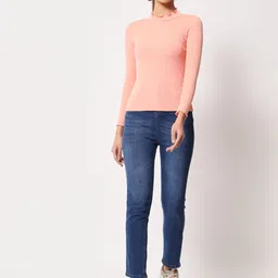 LE BOURGEOIS High Neck Pure Cotton Top-image-90