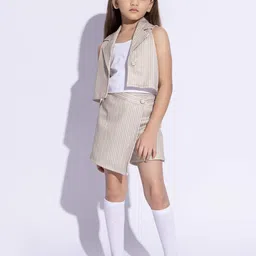 taffykids Girls Sleeveless Top With Skirt-image-63