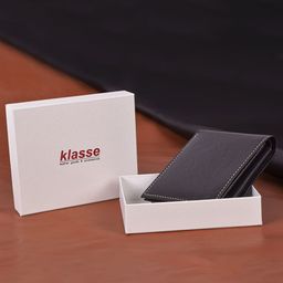 Klasse Men Leather Two Fold Wallet-image-75