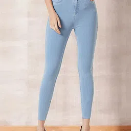 Miss Chase Women Cotton Skinny Fit High-Rise Stretchable Jeans-image-99