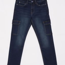 Allen Solly Junior Boys Slim Fit Mid-Rise Light Fade Stretchable Jeans-image-48
