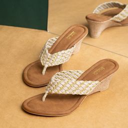 Inc 5 Printed Party Wedge Sandals-77