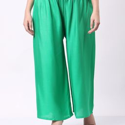 Keviv Women Flared Knitted Ethnic Palazzos-image-89