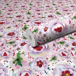 DeCorner Pink & Green Printed Self-Adhesive & Durable WallSticker-picture-12
