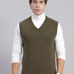 Monte Carlo Men Woollen Sweater Vest-image-84