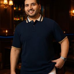 Club York Polo Collar Short Sleeves Cotton T-shirt-picture-22