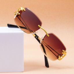 Ted Smith Unisex Square Sunglasses with UV Protected Lens-13