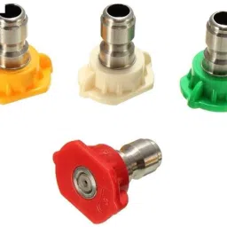 Multiple Degree Washer Spray Nozzle Tips Quick Pressure Washer Nozzle, 1/4",(Pack of 4 , 0 degree,15 degree,25 degree,40 degree) Spray Gun-picture-18