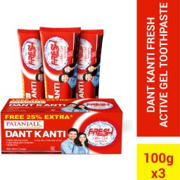 Dant Kanti Fresh Active Gel Toothpaste with Mint Crystal Toothpaste-28