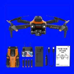 clubics Triple Camera Foldable P13 Drone Suitable for Beginners with GPS functionality Drone image 2