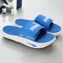PUMA Men SoftridePro Slide 24 V Res Slides (Blue , 11) Men Slides-image-1
