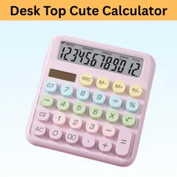 Desktop Calculator, 12-Digit Large LCD and Large Buttons for Office, Homes A196 Basic Calculator-20