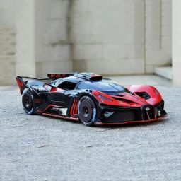 124 Diecast Car Bugatti Bolide Metal Lights Music Pull Back Car Toy for Kids Boy-13