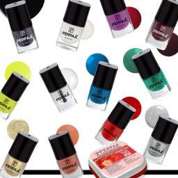 Trendy Quick-drying, Long-Lasting Gel Based Nail Polish Set of 12 Pcs 5ml each x 12 Pcs, MultiColor Combo-12