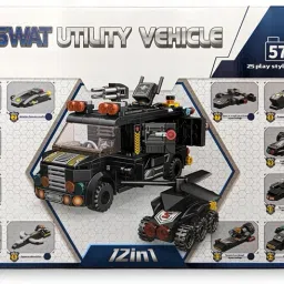 radhey preet 12 in 1 Different Form of Police Vehicles Model Block Set in a 1 Game RP1063 image 4