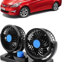 Car Fan 12V 360 Head 2 Speed Quiet Strong for All Auto Vehicles-V-209 Car Interior Fan-image-63