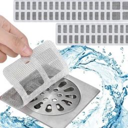 Waterproof Mesh Stickers for Bathroom Accessories Hair Wash Basin (Black) Hair Wash Basin-image-22