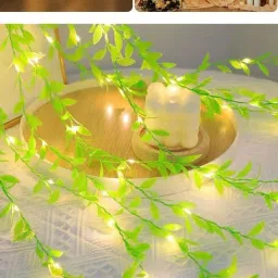 diyadecor 200 LEDs 3 m Yellow Flickering, Steady String Rice Lights image 5