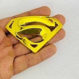 auto mt SUPERMAN RED_Metal Logo (5.5cmx8.2cm) Car Emblem Auto Racing Sticker Car Flywheel-picture-5