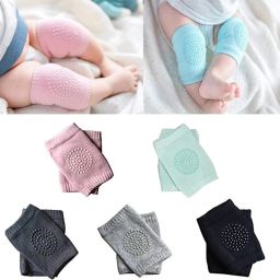 3 Pair Baby Crawling Anti-Slip Knee Pads,Baby Knee Pads Multicolor Baby Knee Pads-image-49