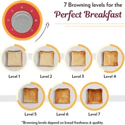 borosil Pop-up Toaster 800 W Pop Up Toaster image 4