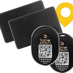 DOLPHIN Essential Pack 2 Smart GPS Tracker & 2 Sleek Card Bluetooth Tracker Safety Smart Tracker-12