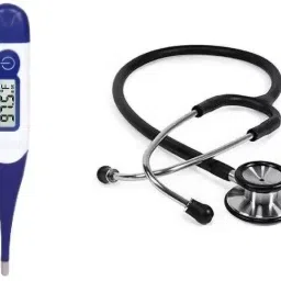 RnB Aneroid Dial Type Upper Arm Sphygmomanometer Doctor BP Monitor with Stethoscope and Digital Thermometer Bp Monitor image 3
