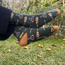 Mint & Oak Men Patterned Ankle-Length Socks-1