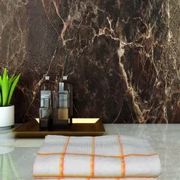 Aura 3Pcs White & Orange Checked Hand Towels-image-57