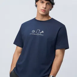 The Souled Store Handle Like Adults Graphic Printed Relaxed Fit Pure Cotton T-Shirt-image-22