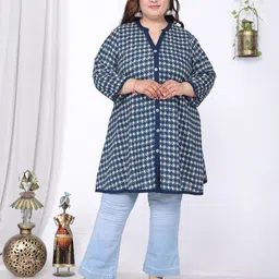 Swasti Ethnic Motifs Print A-Line Dress-picture-52