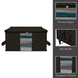 Kuber Industries Black Set of 6 Regular Multi-Utility Organisers image 2