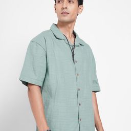 7 Alt by Pantaloons Spread Collar Casual Oversized Pure Cotton Shirt-picture-23