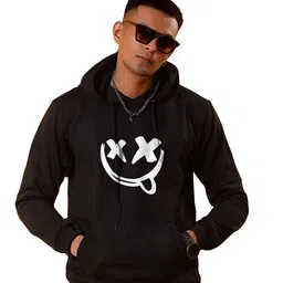 BOMBAE TEES Men Graphic Printed Hooded Sweatshirt-picture-21