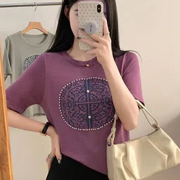 StyleCast Women Geometric Printed Round Neck T-shirt-picture-43