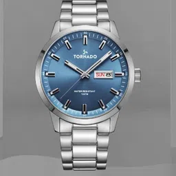 TORNADO Men Stainless Steel Bracelet Style Straps Analogue Chronograph Watch T23001-SBSL-47