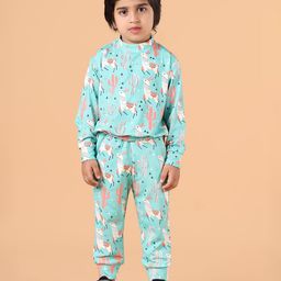 BEBE UNICORN Kids Printed Long Sleeves Sweatshirt With Joggers-10