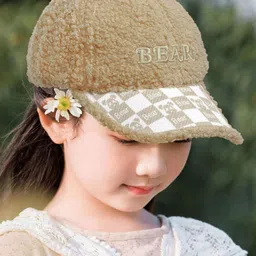 Topibaaz Unisex Kids Self Design Woollen Baseball Cap-15