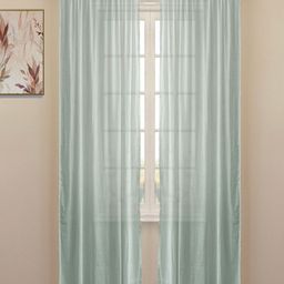 HOMEMONDE Grey Set of 2 Sheer Window-46
