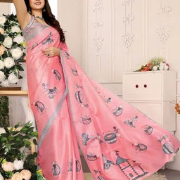 Lookmark Ethnic Motifs Art Silk Saree-picture-25