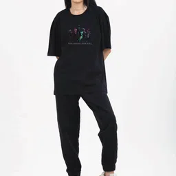 TheBTclub Men Printed Drop-Shoulder Sleeves T-shirt-8