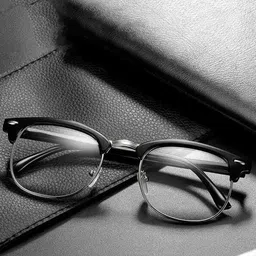 LEGEND EYEWEAR Unisex Half Rim Square Sunglasses With UV Protected Lens SGLH4V2FATXMUV8Y-image-46