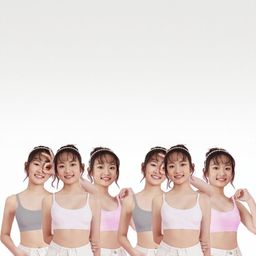 BRAAFEE Girls Beginners Non Padded Full Coverage Cotton Bra-75