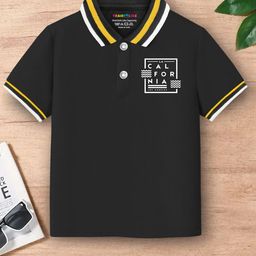 YK X Trampoline Boys Polo Collar T-Shirt-28