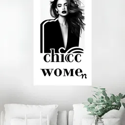 nestroots White & Black Sophisticated Canvas Painting Wall Art-picture-44